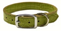 1/2 in wide Faux Crocodile Dog Collars