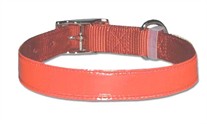 1 inch wide Bravo Nylon Reflecto Dog Collar