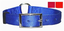 Center Ring Nylon Dog Collar 1 Inch Wide