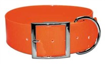 2 Inch Wide Orange SunGlo Dog Collar