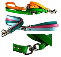 3/4 inch x 6 Ft. Swivel Leather Lead     