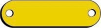 Blank Name Plates 3/4 Inch wide x 3 Inch Long 