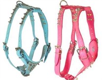 Spiked and Stud Leather Harness 