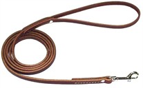 Flat Latigo Leather Dog Leads