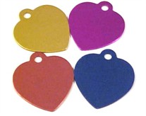 Two Sided Heart Shaped Dog Tag