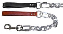 Jumbo Big Chain Leather Lead