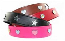 2 in Wide Leather Collars for Large Dogs