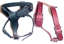Small Leather Dog Harness