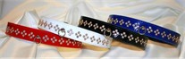 Patent Leather and Crystals Dog Collars