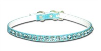 Rhinestone Dog Collar  1/4 Inch Wide