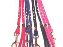 Velvet Leash with Rhinestones 1/4 x 4ft