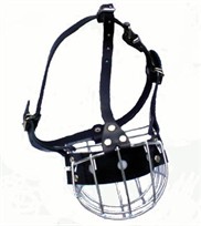 Wire Basket Dog Muzzle Boxer or Pit Bull Or Similar Nose Size