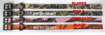 Personalized Nylon Camo Dog Collars