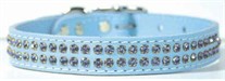 Rhinestone Leather Dog Collar Rhinestone Leather Dog Collar