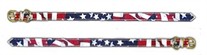 USA Stars And Stripes 1/2 Wide Dog Collar