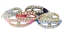 Split Design Rhinestone  5/16 in Wide
